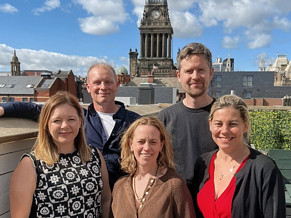 Trinity McQueen board: Danielle Hume, Robin Horsfield, Anna Cliffe, Simon Shaw and Laura Morris